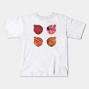 Pomegranite, Pomemarble, Pomesandstone & Pomebrick Kids T-Shirt